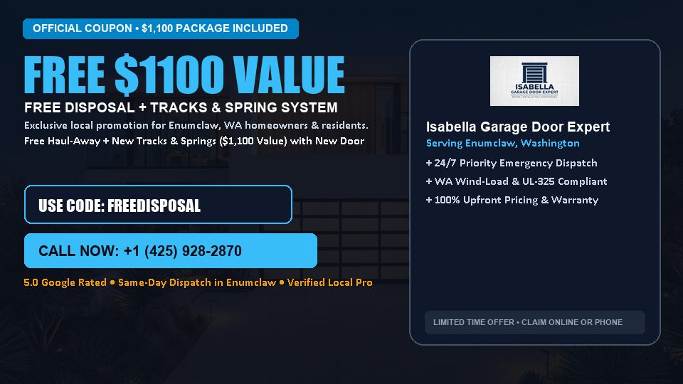 Isabella Garage Door Expert FREE Haul-Away & Heavy-Duty Tracks with New Door